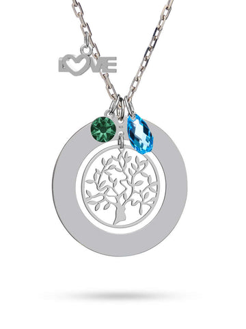 Collana personalizzata con incisione infinito amore - silver 5 cm