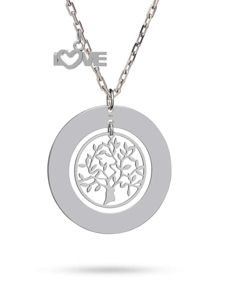 Collana Cerchio della Vita Personalizzato con Nomi Famiglia - Monilia27 - Gioielli in argento personalizzati - Collane uomo e donna