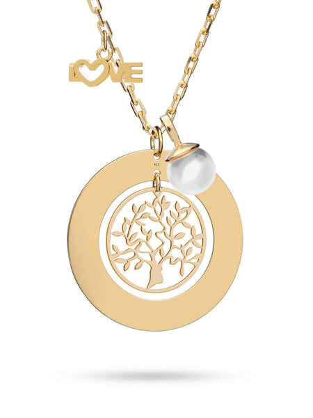 Collana Cerchio della Vita Personalizzato con Nomi Famiglia - Monilia27 - Gioielli in argento personalizzati - Collane uomo e donna
